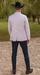 Men's Slim Fit Western Blazer Sportcoat Silver Sacos Vaqueros Para Hombre