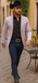 Men's Slim Fit Western Blazer Sportcoat Silver Sacos Vaqueros Para Hombre