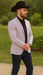 Men's Slim Fit Western Blazer Sportcoat Silver Sacos Vaqueros Para Hombre