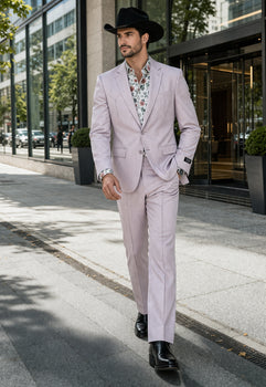 Men's Slim Fit Western Blazer Sport Coats Silver Sacos Vaqueros Para Hombre