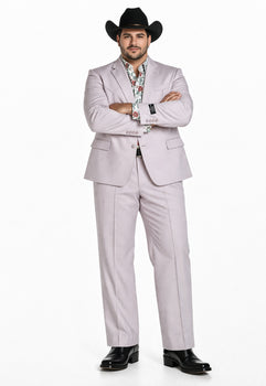 Men's Slim Fit Western Blazer Sport Coats Silver Sacos Vaqueros Para Hombre