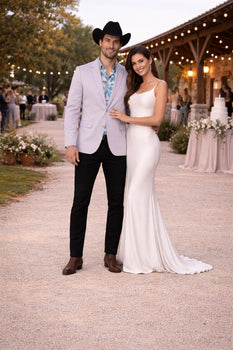 Men's Slim Fit Western Blazer Sport Coats Silver Sacos Vaqueros Para Hombre