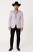 Men's Slim Fit Western Blazer Sport Coats Silver Sacos Vaqueros Para Hombre
