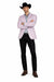 Men's Slim Fit Western Blazer Sportcoat Silver Sacos Vaqueros Para Hombre