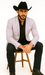 Men's Slim Fit Western Blazer Sportcoat Silver Sacos Vaqueros Para Hombre