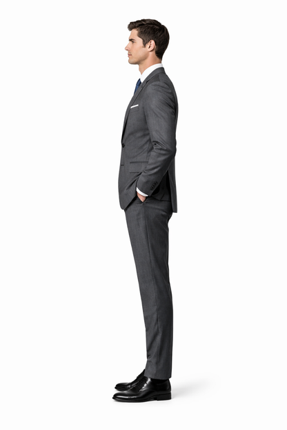 James Bond Charcoal Suit for Every Occasion - Image 4