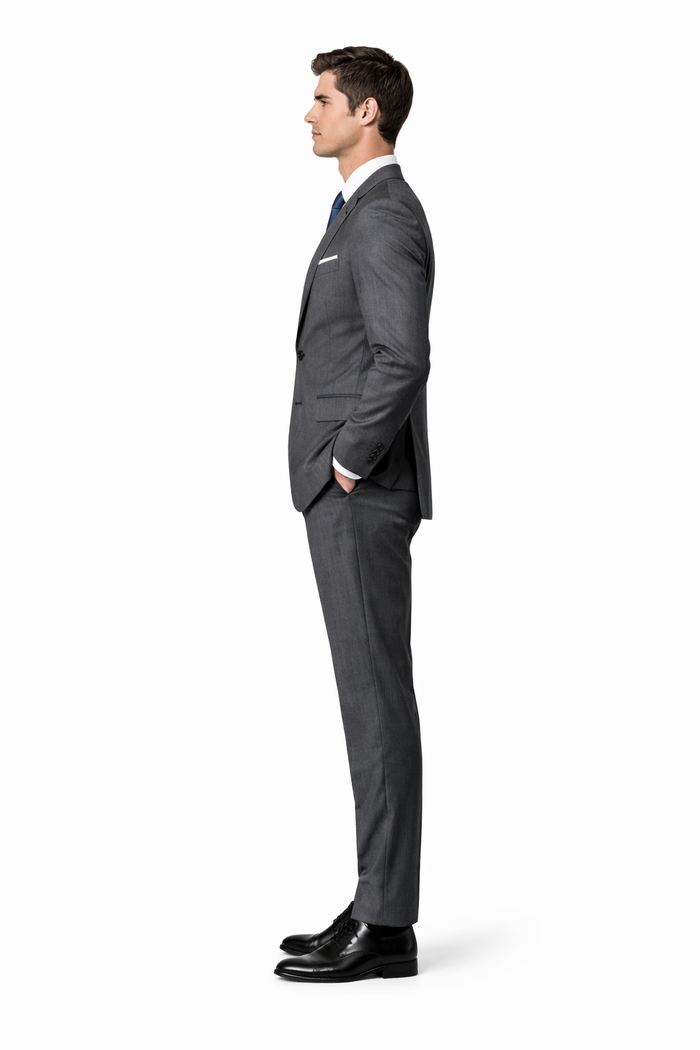 James Bond Charcoal Suit for Every Occasion - Image 4