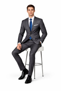 James Bond Charcoal Suit for Every Occasion - Image 5