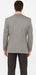 Men's Sport Coat Jacket Blazer 100% Wool Patterned Fabric Two Button  Grey