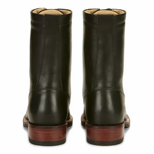 Mens Square Toe Lace Up Boots