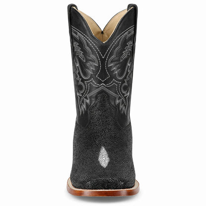 Men’s Square Toe Stingray Boots – Luxury Exotic Leather Footwear - By Los Altos Boot