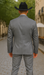 Mens Stacy Adams Suit - Designer Suit - 3 Piece Suit - Vested Suit - Flat Front Pant-Modern Fit Suits Medium Grey Suit