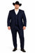 Mens Stacy Adams Suit - Designer Suit - 3 Piece Suits - Vested Suit - Flat Front Pant- Modern Fit Suits Navy Suit