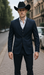 Mens Stacy Adams Suit - Designer Suit - 3 Piece Suits - Vested Suit - Flat Front Pant- Modern Fit Suits Navy Suit