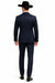 Mens Stacy Adams Suit - Designer Suit - 3 Piece Suits - Vested Suit - Flat Front Pant- Modern Fit Suits Navy Suit
