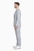Men's Stacy Adams Vested Peak Lapel Baby Blue Plaid Prom & Wedding Suit