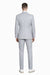 Men's Stacy Adams Vested Peak Lapel Baby Blue Plaid Prom & Wedding Suit