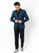 Men's Stylish Sportcoat/ Blazer Cobalt ~Indigo ~ Bright Blue~Teal ~ indigo~Metallic Blue