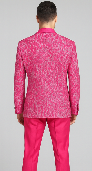 Mens Suit Pink