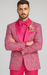 Mens Suit Pink