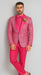 Mens Suit Pink