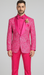 Mens Suit Pink