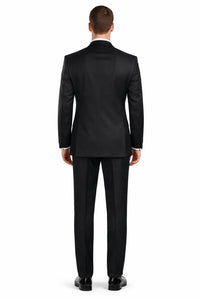 2 Button Super 120'S Wool Tuxedo Jacket + Pants - Image 2