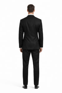 2 BUTTON TUXEDO SUPER 150'S WOOL + Any Size Pants (Tuxedo Separate)
