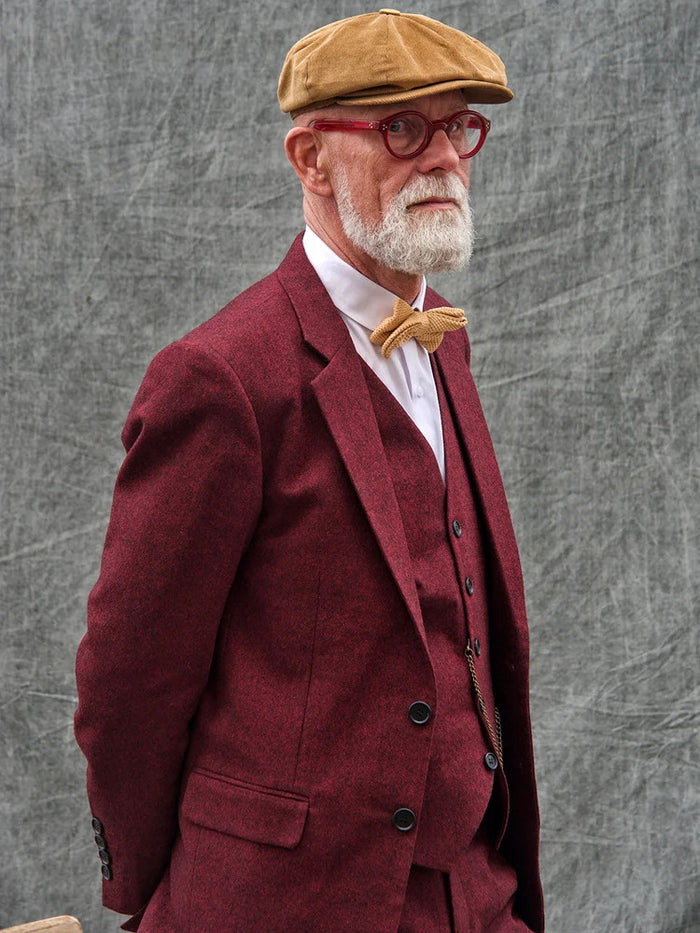 Mens Tailored Suit | 3-piece Suit | Red Barleycorn | Scudboat | Peaky Blinders  Modern Fit