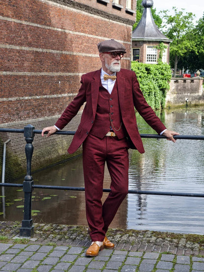 Mens Tailored Suit | 3-piece Suit | Red Barleycorn | Scudboat | Peaky Blinders  Modern Fit