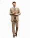 Men's Tan - Coffee Color Outfit Male Attire Great Gatsby Clothing Costumes Suits