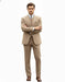 Men's Tan - Coffee Color Outfit Male Attire Great Gatsby Clothing Costumes Suits