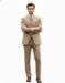 Men's Tan - Coffee Color Outfit Male Attire Great Gatsby Clothing Costumes Suits