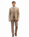 Men's Tan - Coffee Color Outfit Male Attire Great Gatsby Clothing Costumes Suits
