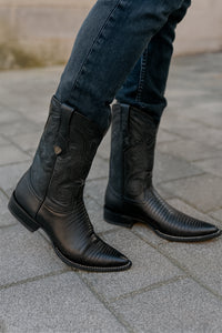 Men's Wild West Teju Lizard Skin 3X Toe Boots 29507 - Image 16