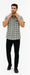 Mens Textured Plaid Walking Suit in black/white by Dreams by Zacchi – 2 Piece Leisure Outfit with Matching Shirt and Pants - $99