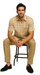 Mens Textured Plaid Walking Suit in tan/cream  by Dreams by Zacchi – 2 Piece Leisure Outfit with  matching shirt and pant -$99