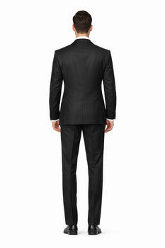 Two Button Three Piece Flat Front Tuxedo