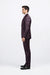 Men's Three Piece Shiny Burgundy ~ Maroon Suit Slim Fit Suit Men's Sharkskin Suit