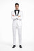 Men's Trim Slim Fit Tuxedo with Shawl Lapel White,Black