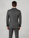 Men's Charcoal Shawl Lapel Tuxedo with Satin Trim – Vested Wedding Suit