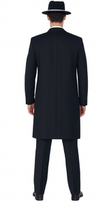 Men's Tuxedos Fashion Formal Black Longer Fashion Zoot Suit - Image 2