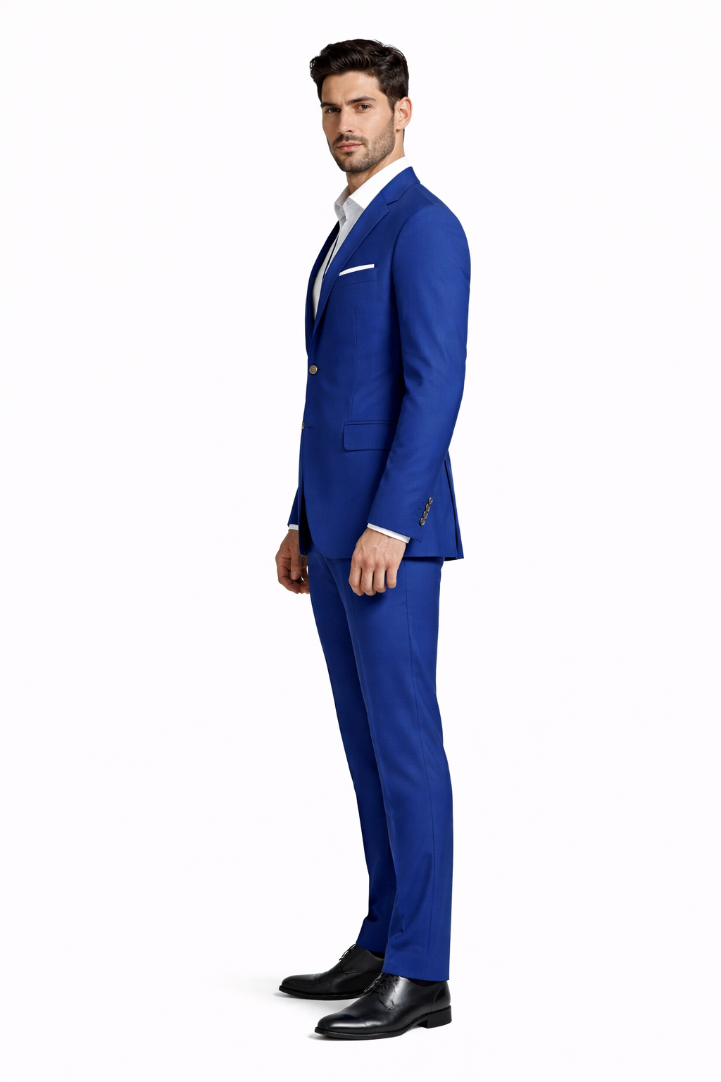 Men's Two Button  Designer Fashion Dress Casual Blazer On Sale Blazer Royal