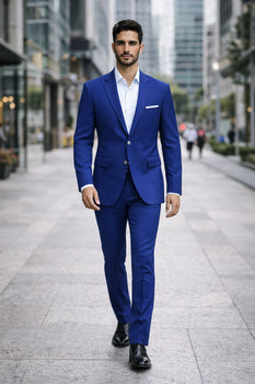 Men's Two Button Cheap Priced Designer Fashion Dress Casual Blazer On Sale Blazer Royal