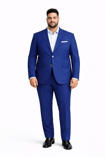Men's Two Button  Designer Fashion Dress Casual Blazer On Sale Blazer Royal