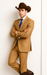 Men's Two-Piece Side Vents 2 Button Light Rust Cheap Priced Business Suits Clearance Sale