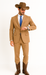 Men's Two-Piece Side Vents 2 Button Light Rust Cheap Priced Business Suits Clearance Sale