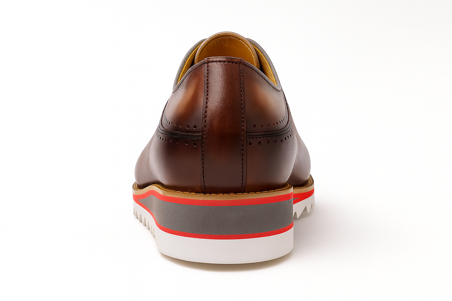 Carrucci Stylish Two-Tone Brogue Oxford