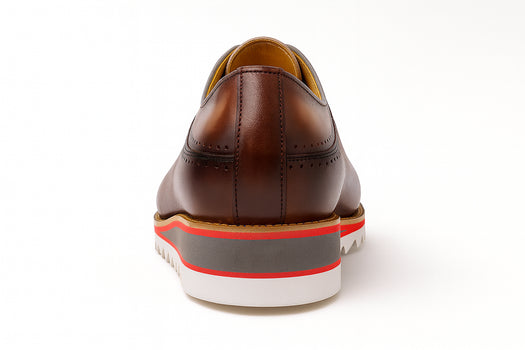 Carrucci Stylish Two-Tone Brogue Oxford