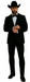 Men's Two Toned Full Lapel Shawl Black Tuxedo wool Fabric Suits